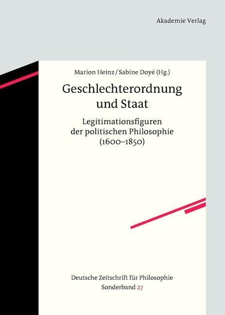 Produktbild: Geschlechterordnung und Staat