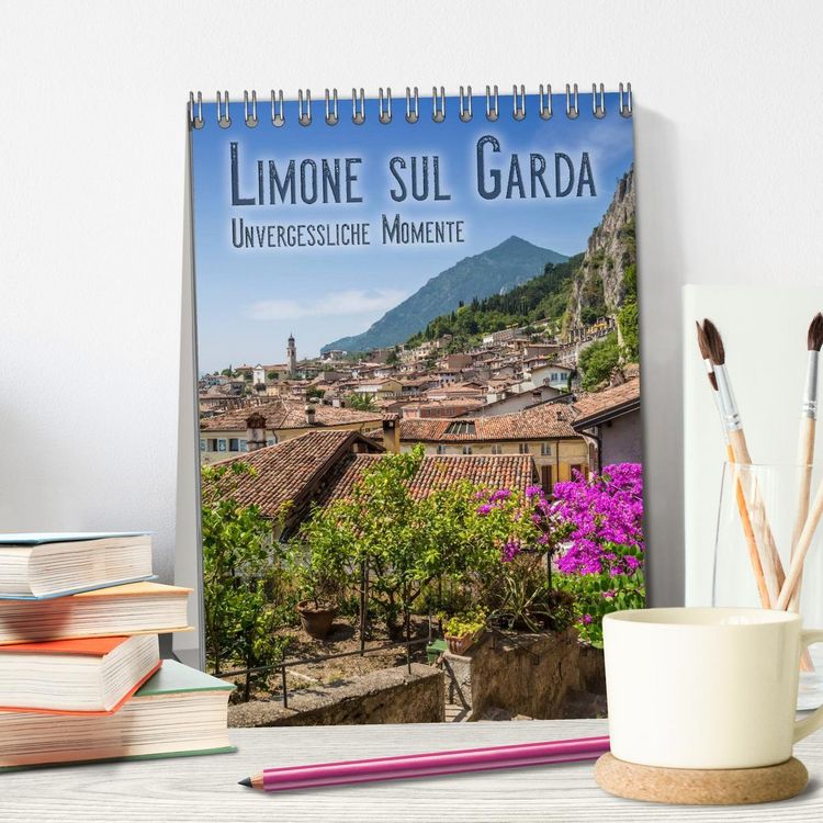 Produktbild: LIMONE SUL GARDA Unvergessliche Momente (Tischkalender 2026 DIN A5 hoch), CALVENDO Monatskalender