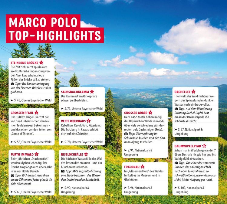 Produktbild: MARCO POLO Reisef&uuml;hrer Bayerischer Wald