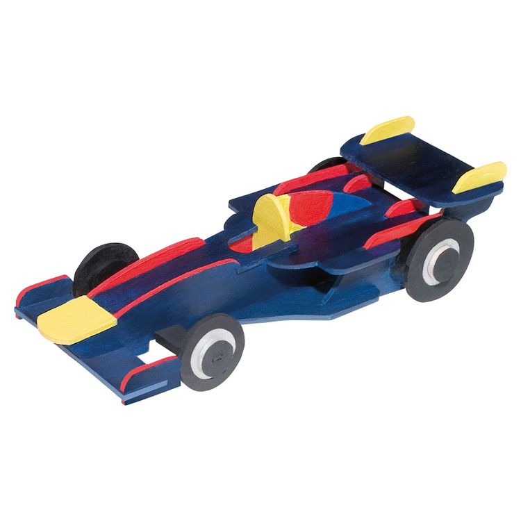 Produktbild: PEBARO 850/11L - Holzbausatz Rennwagen, Laser cut Bastelset