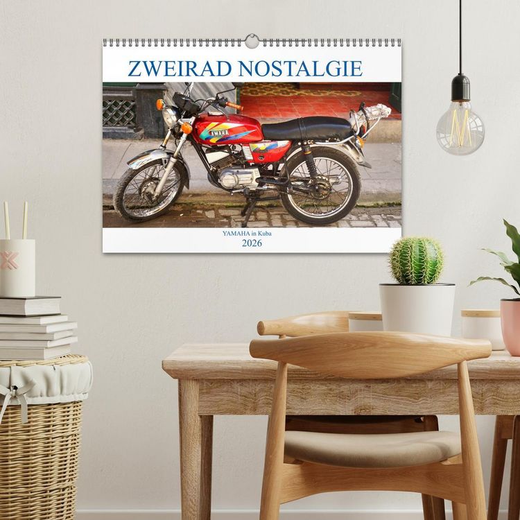 Produktbild: Zweirad Nostalgie - YAMAHA in Kuba (Wandkalender 2026 DIN A3 quer), CALVENDO Monatskalender