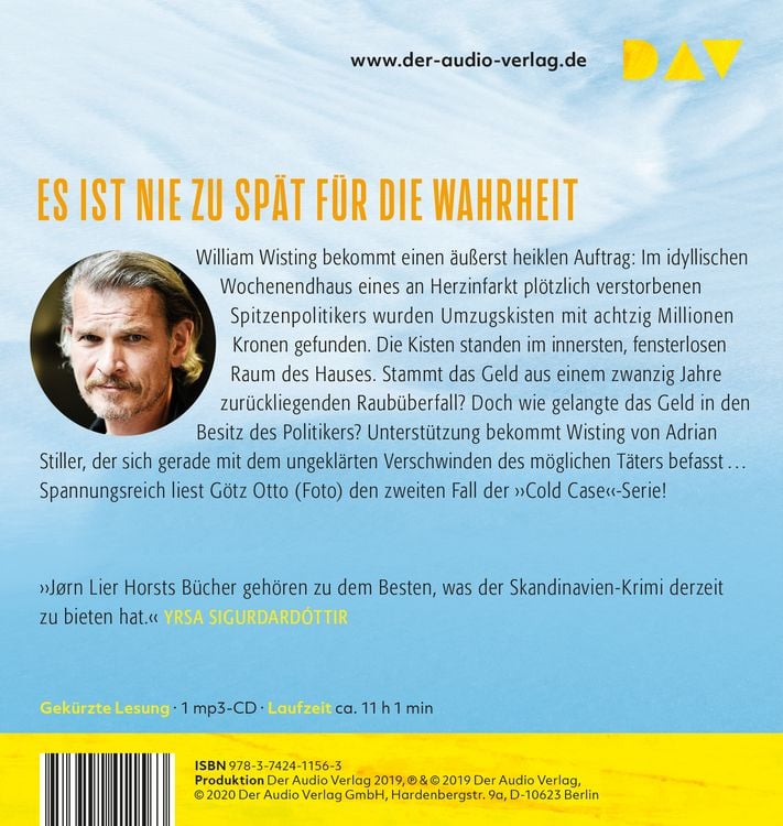Produktbild: Wisting und der fensterlose Raum (Cold Cases 2)