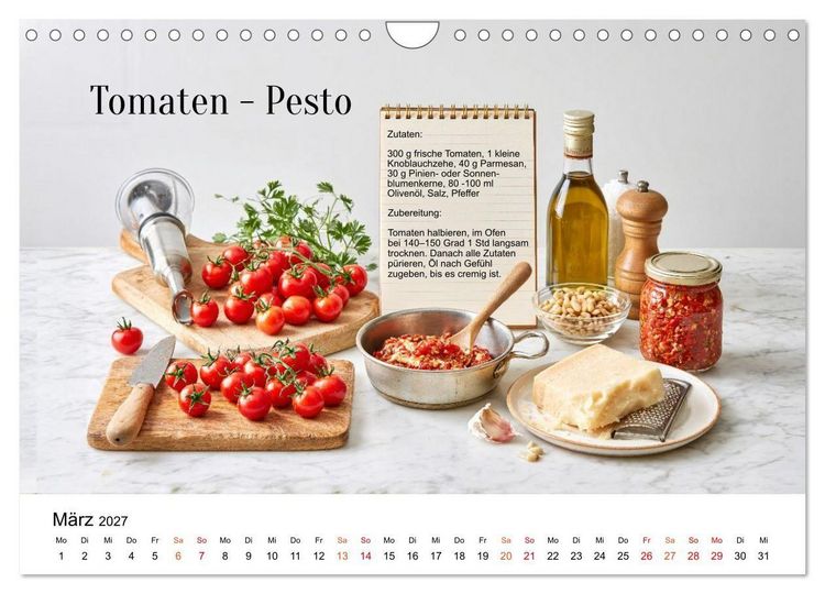 Produktbild: Tomatenzauber - frisch, w&uuml;rzig, selbst gemacht (Wandkalender 2027 DIN A4 quer), CALVENDO Monatskalender