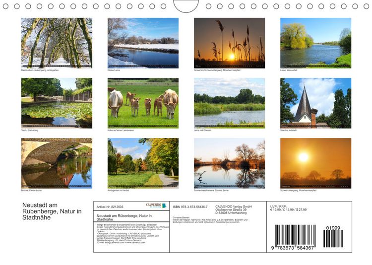 Produktbild: Neustadt am R&uuml;benberge Natur in Stadtn&auml;he (Wandkalender 2022 DIN A4 quer)