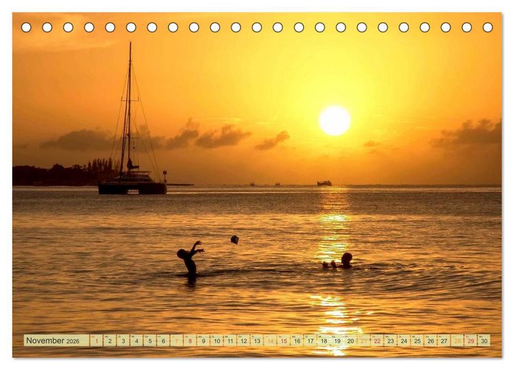 Produktbild: Die gro&szlig;en Antillen - Jamaica (Tischkalender 2026 DIN A5 quer), CALVENDO Monatskalender