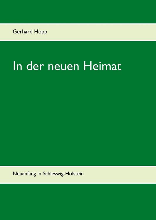 Produktbild: In der neuen Heimat