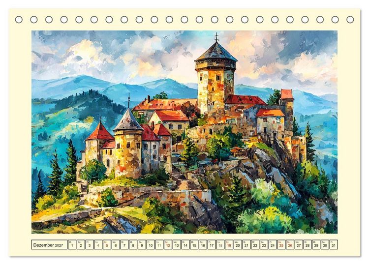 Produktbild: Rum&auml;nien. Zwischen Karpaten und K&uuml;ste (Tischkalender 2027 DIN A5 quer), CALVENDO Monatskalender