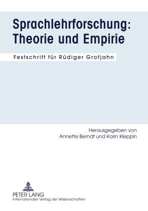 Produktbild: Sprachlehrforschung: Theorie und Empirie