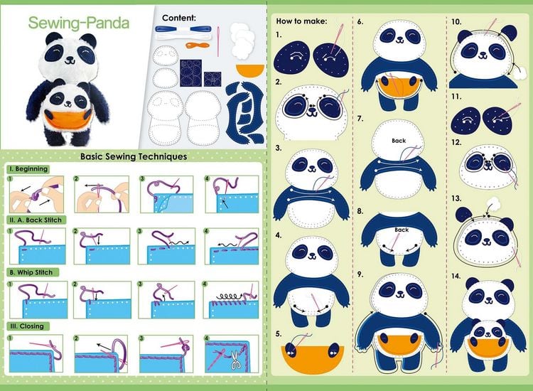 Produktbild: N&auml;hset Panda