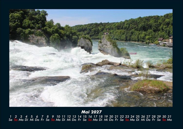 Produktbild: Wasserf&auml;lle 2027 Fotokalender DIN A4