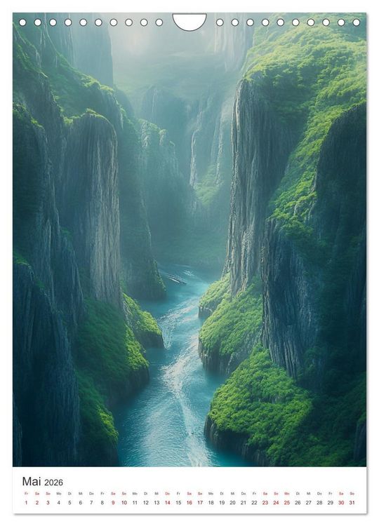 Produktbild: Midgard - Mythische Landschaften des Nordens (Wandkalender 2026 DIN A4 hoch), CALVENDO Monatskalender