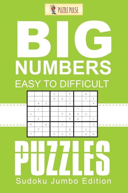 Produktbild: Big Numbers, Easy To Difficult Puzzles