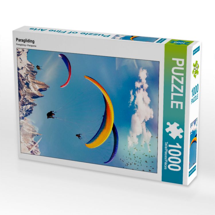 Produktbild: CALVENDO Puzzle Paragliding 1000 Teile Lege-Gr&ouml;&szlig;e 480 x 640 cm Foto-Puzzle Bild von Peter Roder