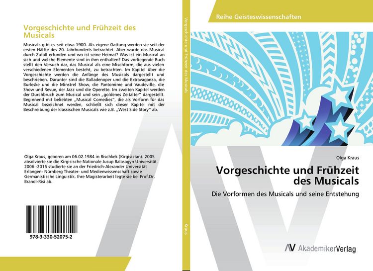 Produktbild: Vorgeschichte und Fr&uuml;hzeit des Musicals