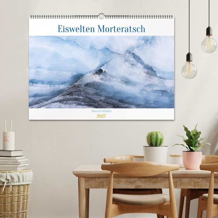 Produktbild: Eiswelten Morteratsch (Wandkalender 2027 DIN A2 quer), CALVENDO Monatskalender