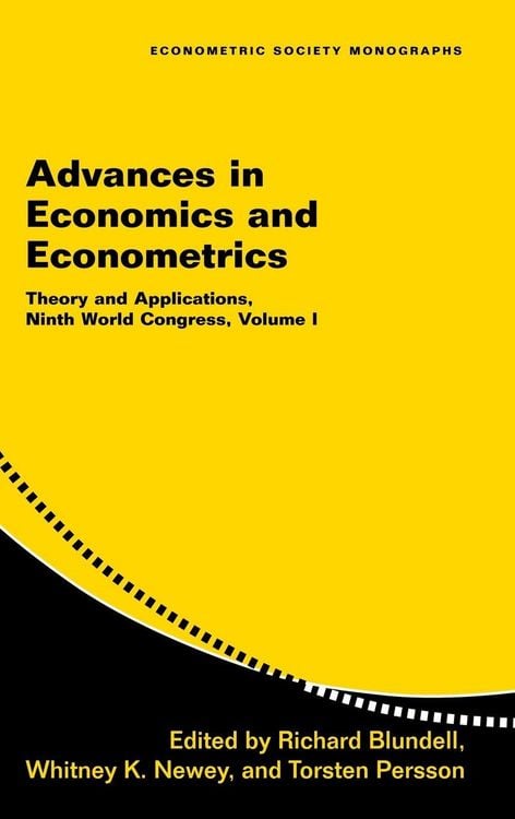 Produktbild: Advances in Economics and Econometrics
