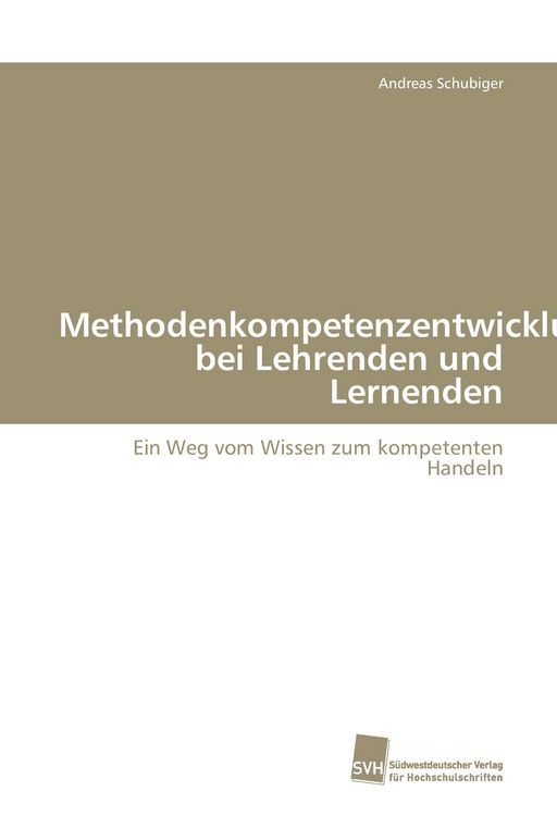 Produktbild: Methodenkompetenzentwicklung bei Lehrenden und Lernenden