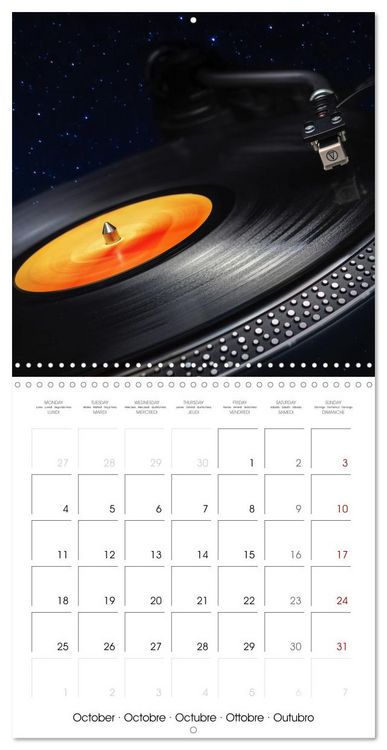 Produktbild: Vinyl in focus (Wall Calendar 2027 12 &times; 12 Inch) CALVENDO 12 Month Wall Calendar