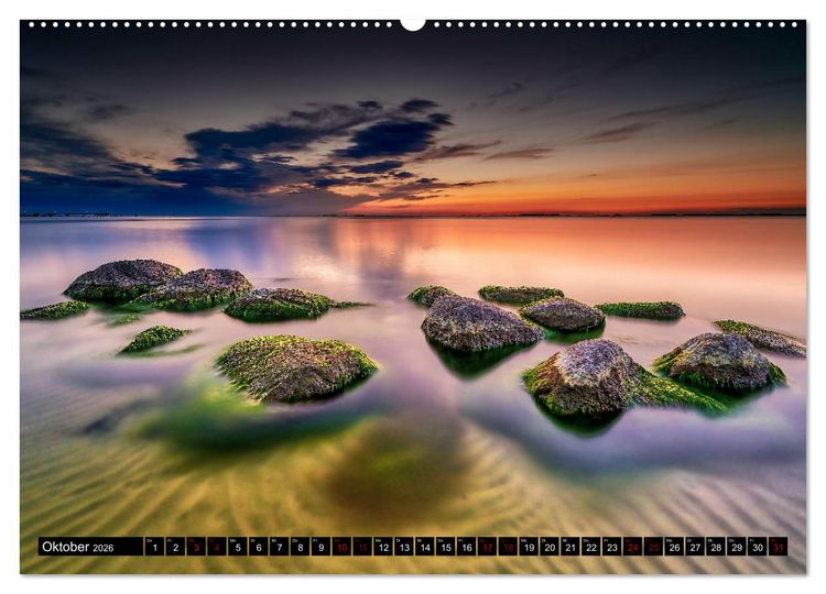 Produktbild: Ostseesteine (Wandkalender 2026 DIN A2 quer), CALVENDO Monatskalender