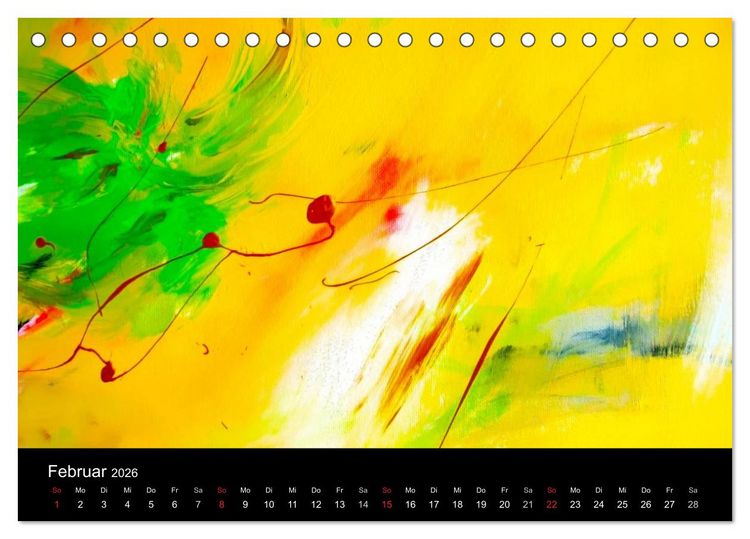 Produktbild: Modern Art (Tischkalender 2026 DIN A5 quer), CALVENDO Monatskalender