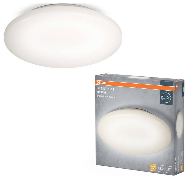 Produktbild: OSRAM HOMELIGHTING Orbis Pure 400mm 24W 4099854450044 LED-Au&szlig;enwandleuchte 24.00W Wei&szlig;