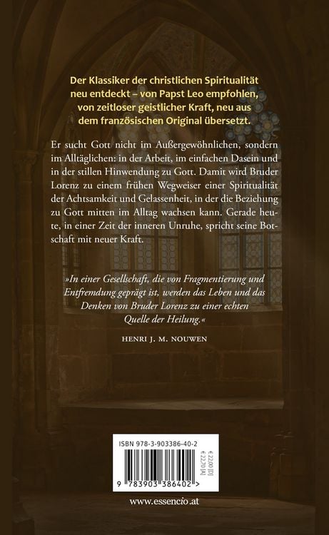 Produktbild: Die &Uuml;bung der Gegenwart Gottes