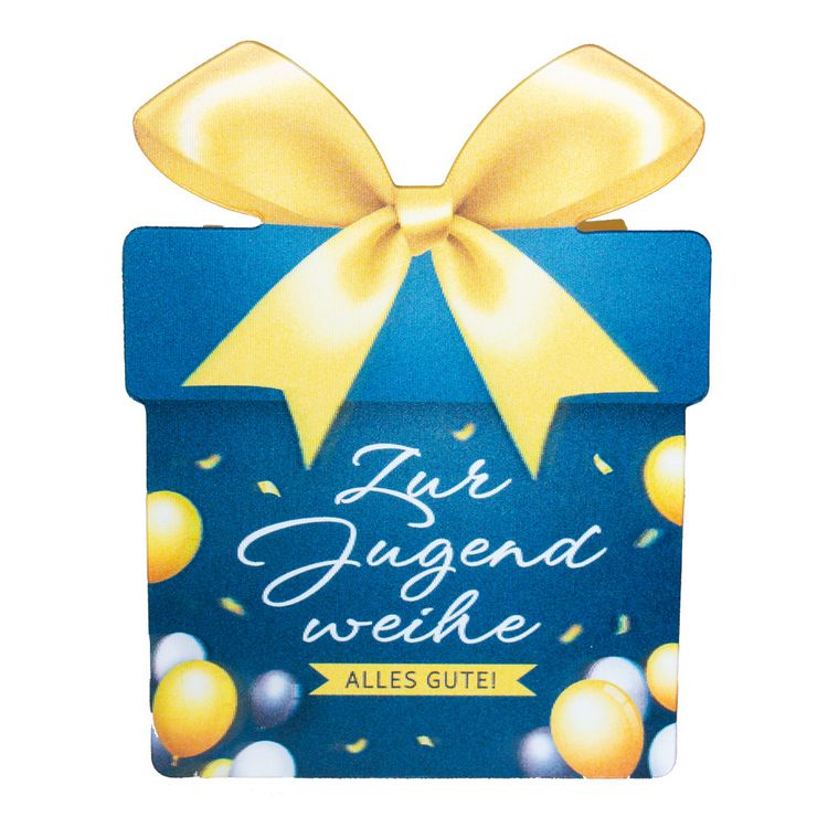 Produktbild: TR&Ouml;TSCH - 3D-Geschenkbox Jugendweihe Luftballons