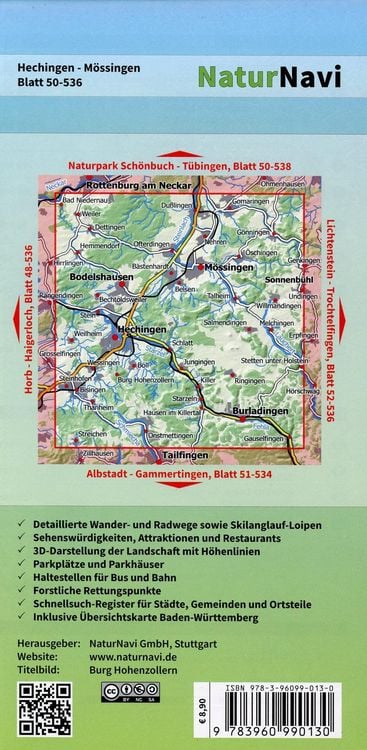 Produktbild: Hechingen - M&ouml;ssingen 1 : 25 000, Blatt 50-536