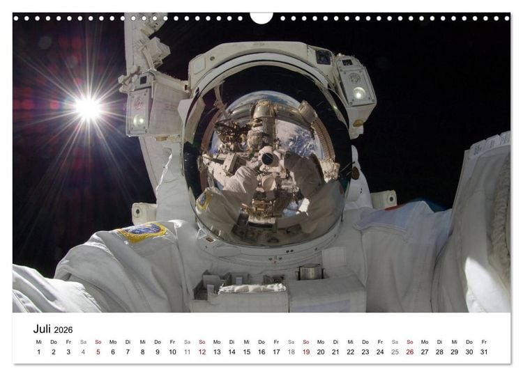 Produktbild: Abenteuer im Weltraum (Wandkalender 2026 DIN A3 quer), CALVENDO Monatskalender