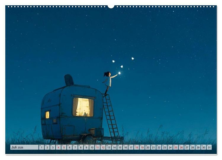 Produktbild: Caravanesque (hochwertiger Premium Wandkalender 2026 DIN A2 quer), Kunstdruck in Hochglanz