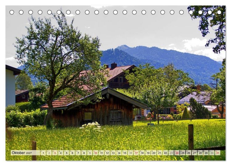 Produktbild: Kurort Bad Wiessee (Tischkalender 2027 DIN A5 quer), CALVENDO Monatskalender