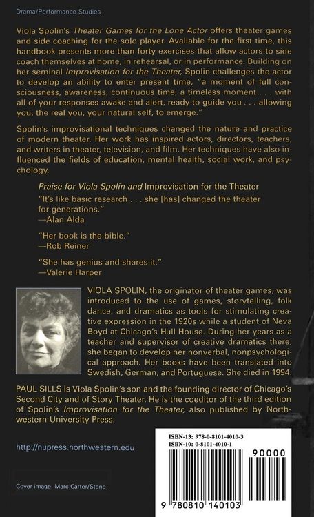 Produktbild: Theater Games for the Lone Actor