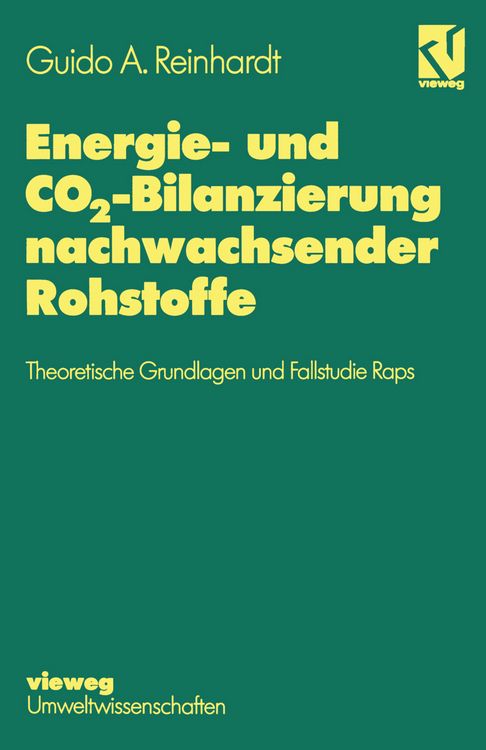 Produktbild: Energie- und CO2-Bilanzierung nachwachsender Rohstoffe