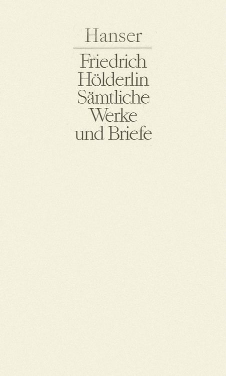 Produktbild: S&auml;mtliche Werke und Briefe in drei B&auml;nden. Band III