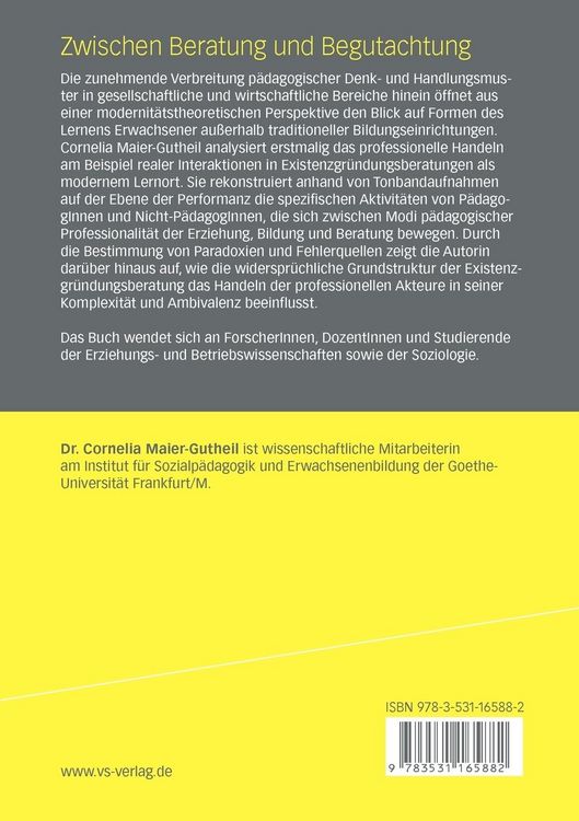 Produktbild: Zwischen Beratung und Begutachtung