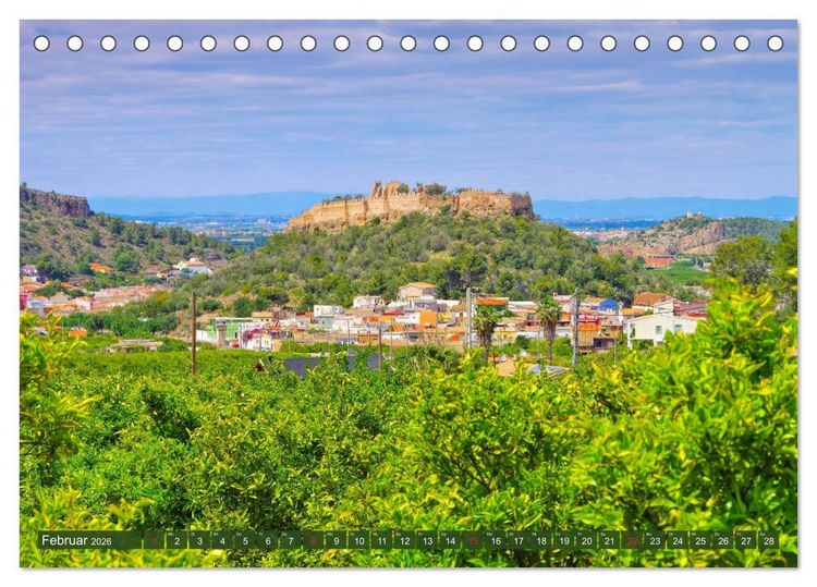 Produktbild: Costa del Azahar - Spaniens Orangenbl&uuml;tenk&uuml;ste (Tischkalender 2026 DIN A5 quer), CALVENDO Monatskalender