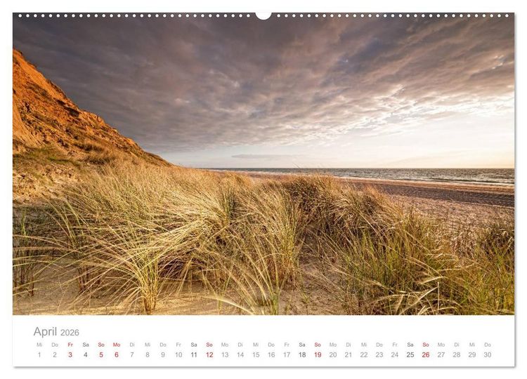 Produktbild: Sylter Lichtstimmungen (Wandkalender 2026 DIN A2 quer), CALVENDO Monatskalender