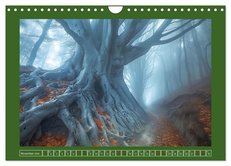 Produktbild: Die Zeitreisenden des Waldes (Wandkalender 2026 DIN A4 quer), CALVENDO Monatskalender