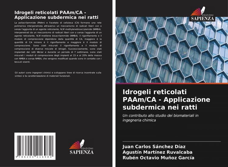 Produktbild: Idrogeli reticolati PAAm/CA - Applicazione subdermica nei ratti