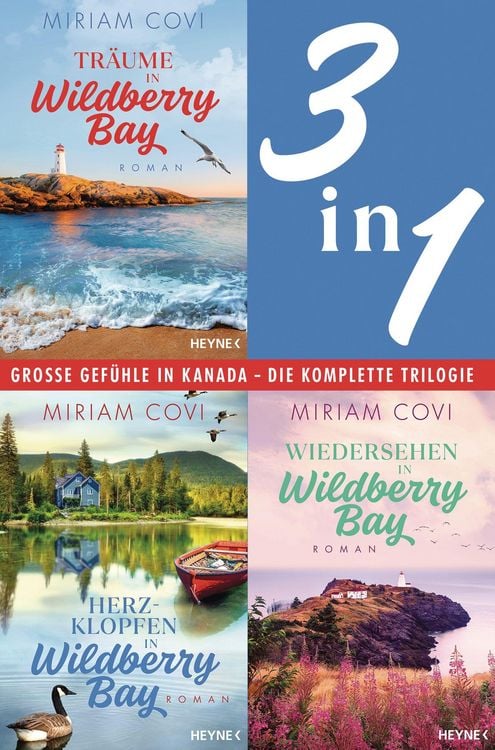 Produktbild: Tr&auml;ume in Wildberry Bay / Herzklopfen in Wildberry Bay / Wiedersehen in Wildberry Bay (3in1-Bundle)