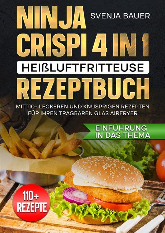 Produktbild: Ninja CRISPi 4 in 1 Hei&szlig;luftfritteuse Rezeptbuch
