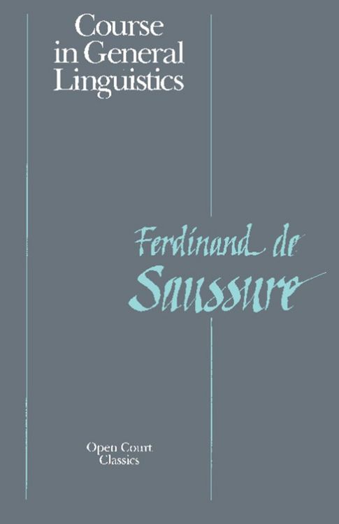 Produktbild: Course in General Linguistics