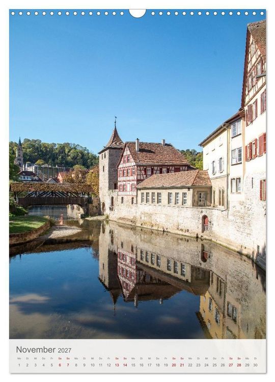 Produktbild: Schw&auml;bisch Hall am Kocher (Wandkalender 2027 DIN A3 hoch), CALVENDO Monatskalender