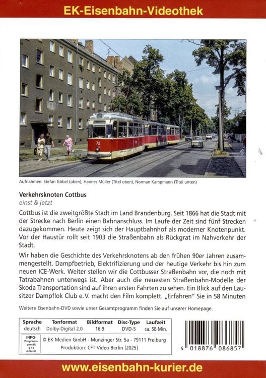 Produktbild: Verkehrsknoten Cottbus - Einst & Jetzt