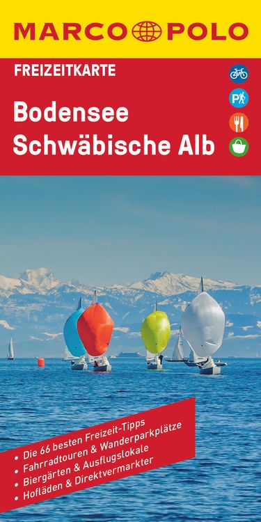 Produktbild: MARCO POLO Freizeitkarte Deutschland Blatt 41 Bodensee, Schw