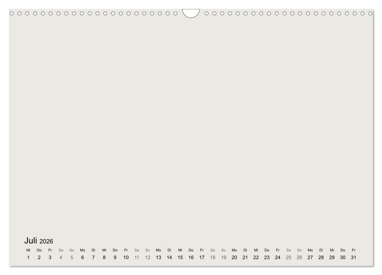 Produktbild: DIY Bastel-Kalender -Erdige Pastell Farben- Zum Selbstgestalten (Wandkalender 2026 DIN A3 quer), CALVENDO Monatskalender