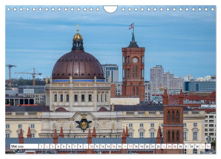 Produktbild: Faszination Berlin - Stadtansichten zwischen Himmel und Spree (Wandkalender 2026 DIN A4 quer), CALVENDO Monatskalender