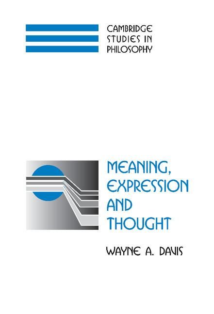 Produktbild: Meaning, Expression and Thought