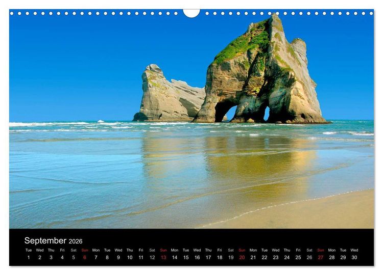 Produktbild: New Zealand (Wall Calendar 2026 DIN A3 landscape), CALVENDO 12 Month Wall Calendar