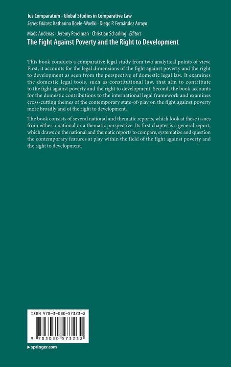 Produktbild: The Fight Against Poverty and the Right to Development